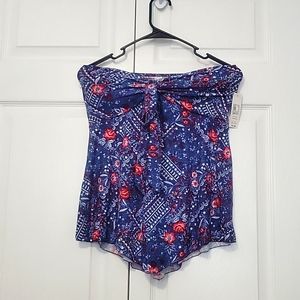 Strapless foam cup top, sz large